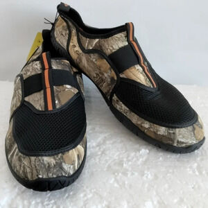 O'rageous Men 13D A Water Shoes Slip-On Real-tree Print Style#170272 (New)
